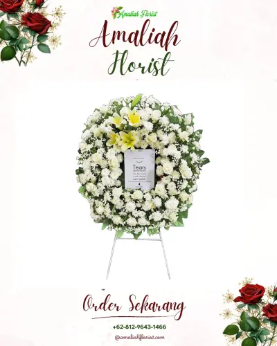 Krans Bunga Duka Cita di Petambakan