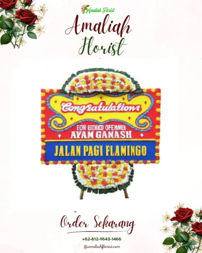 Bunga Papan Congratulation di Petambakan